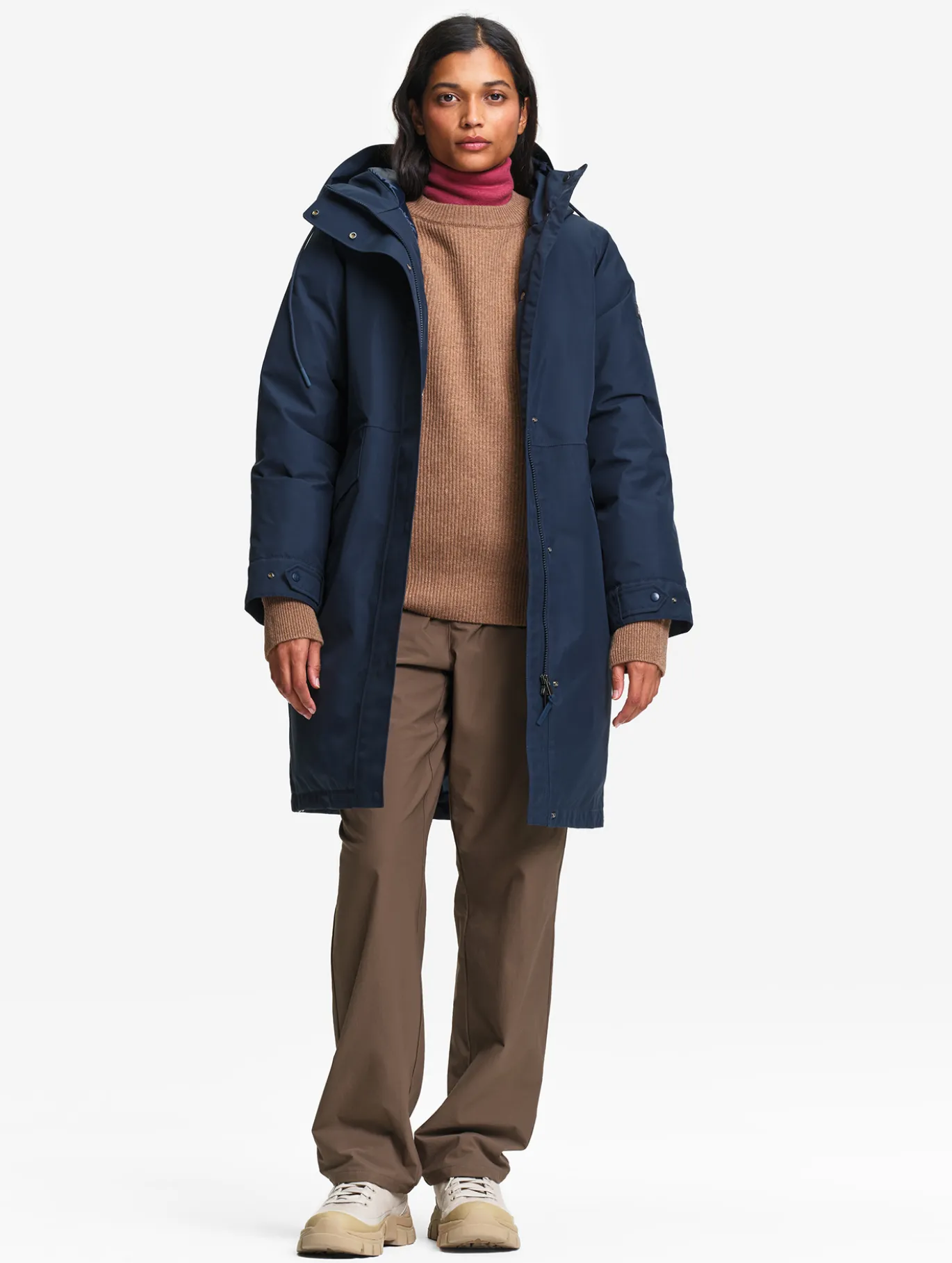 Parka GORE-TEX® & PrimaLoft® longue matelassée - Bleu