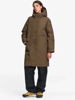 Parka GORE-TEX® & PrimaLoft® longue matelassée - Marron