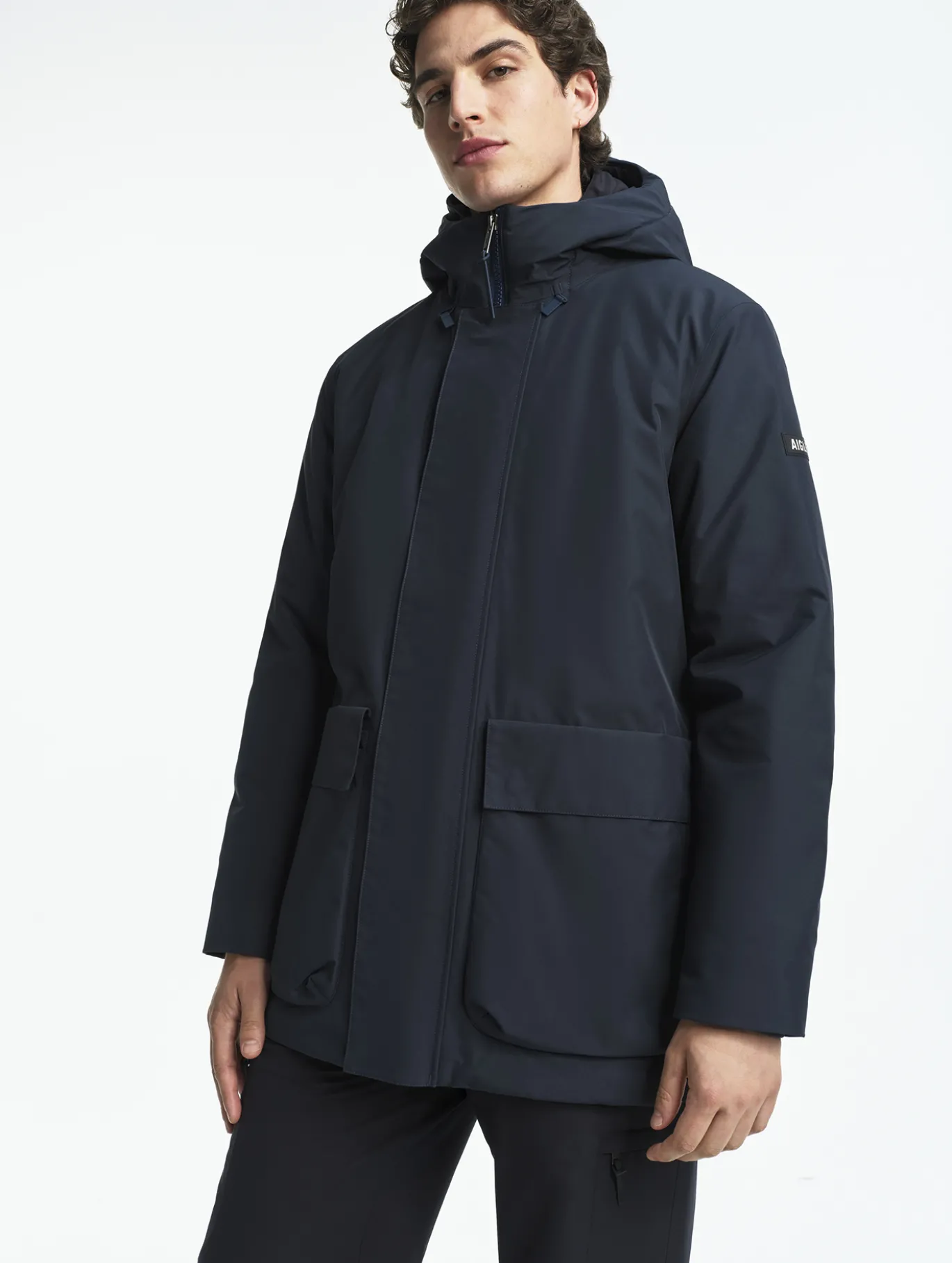 Parka GORE-TEX® & Repreve® longue imperméable et chaude - Bleu