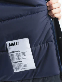 Parka GORE-TEX® & Repreve® longue imperméable et chaude - Bleu