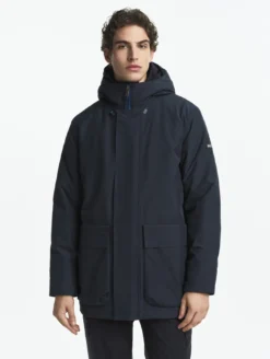 Parka GORE-TEX® & Repreve® longue imperméable et chaude - Bleu