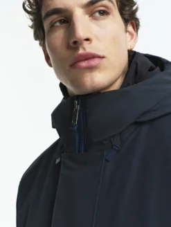 Parka GORE-TEX® & Repreve® longue imperméable et chaude - Bleu