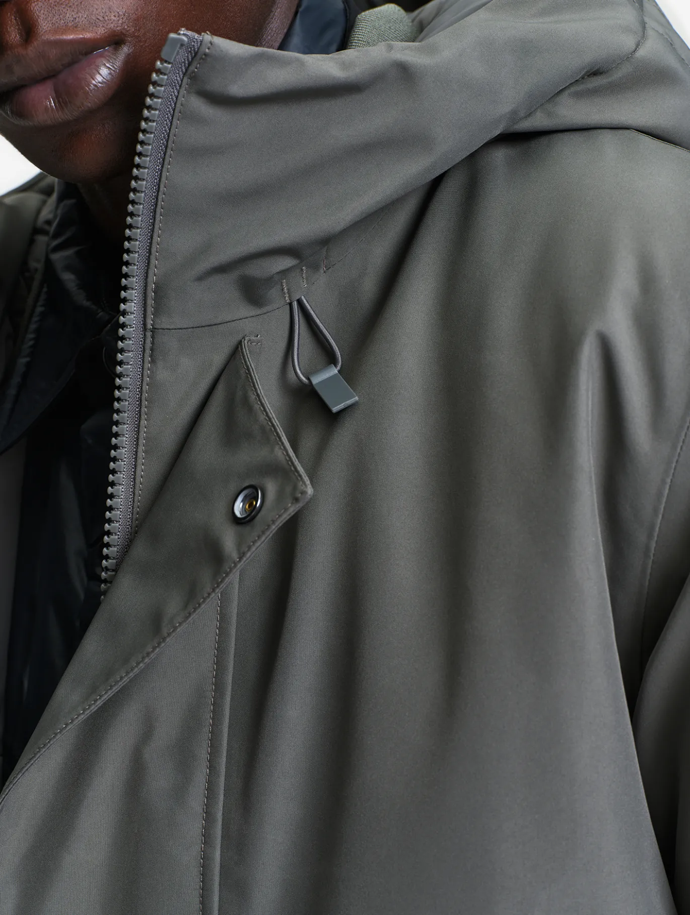 Parka GORE-TEX® & Repreve® longue imperméable et chaude - Gris