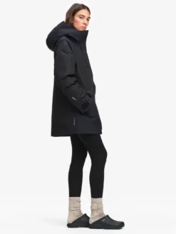 Parka GORE-TEX® & Repreve® matelassée mi-longue - Noir