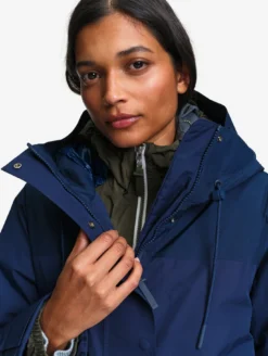 Parka GORE-TEX® & Repreve® matelassée mi-longue - Bleu