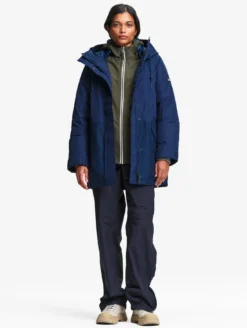Parka GORE-TEX® & Repreve® matelassée mi-longue - Bleu