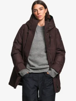 Parka GORE-TEX® & Repreve® matelassée mi-longue - Marron