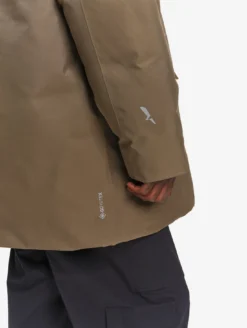 Parka GORE-TEX® ultra chaude en duvet et plume mi-longue - Marron