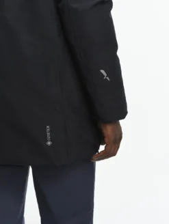Parka GORE-TEX® ultra-chaude longue à capuche matelassée - Noir