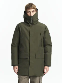 Parka GORE-TEX® ultra-chaude longue à capuche matelassée - Kaki
