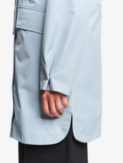 Parka longue à capuche GORE-TEX® - Bleu