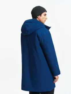 Parka longue d'hiver MTD™, multi-poches - Bleu