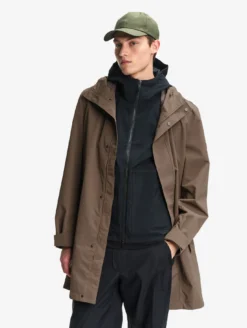 Parka longue MTD™avec capuche - Marron
