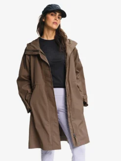 Parka mi-longue à taille ajustable MTD™ - Marron