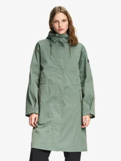 Parka mi-longue à taille ajustable MTD™ - Vert