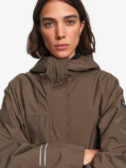 Parka MTD™ de vélo longue à fentes - Marron