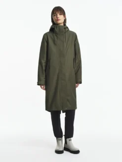 Parka MTD™ fishtail longue imperméable T-KIT™ - Kaki