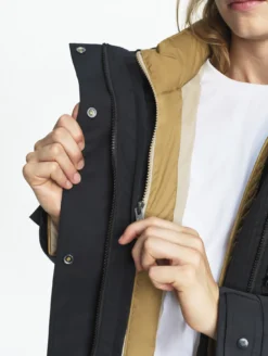 Parka MTD™ fishtail longue imperméable T-KIT™ - Noir