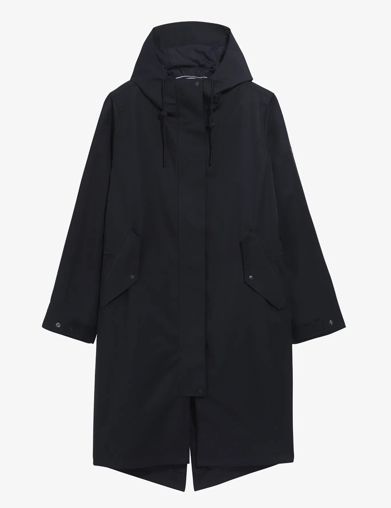 Parka MTD™ fishtail longue imperméable T-KIT™ - Noir