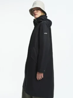 Parka MTD™ fishtail longue imperméable T-KIT™ - Noir