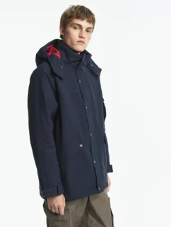 Parka MTD™ mi-longue Aigle COPELAND imperméable et chaude - Bleu