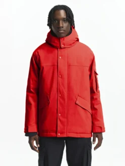 Parka MTD™ mi-longue Aigle COPELAND imperméable et chaude - Rouge