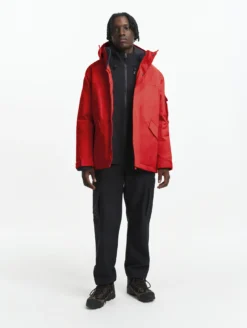 Parka MTD™ mi-longue Aigle COPELAND imperméable et chaude - Rouge