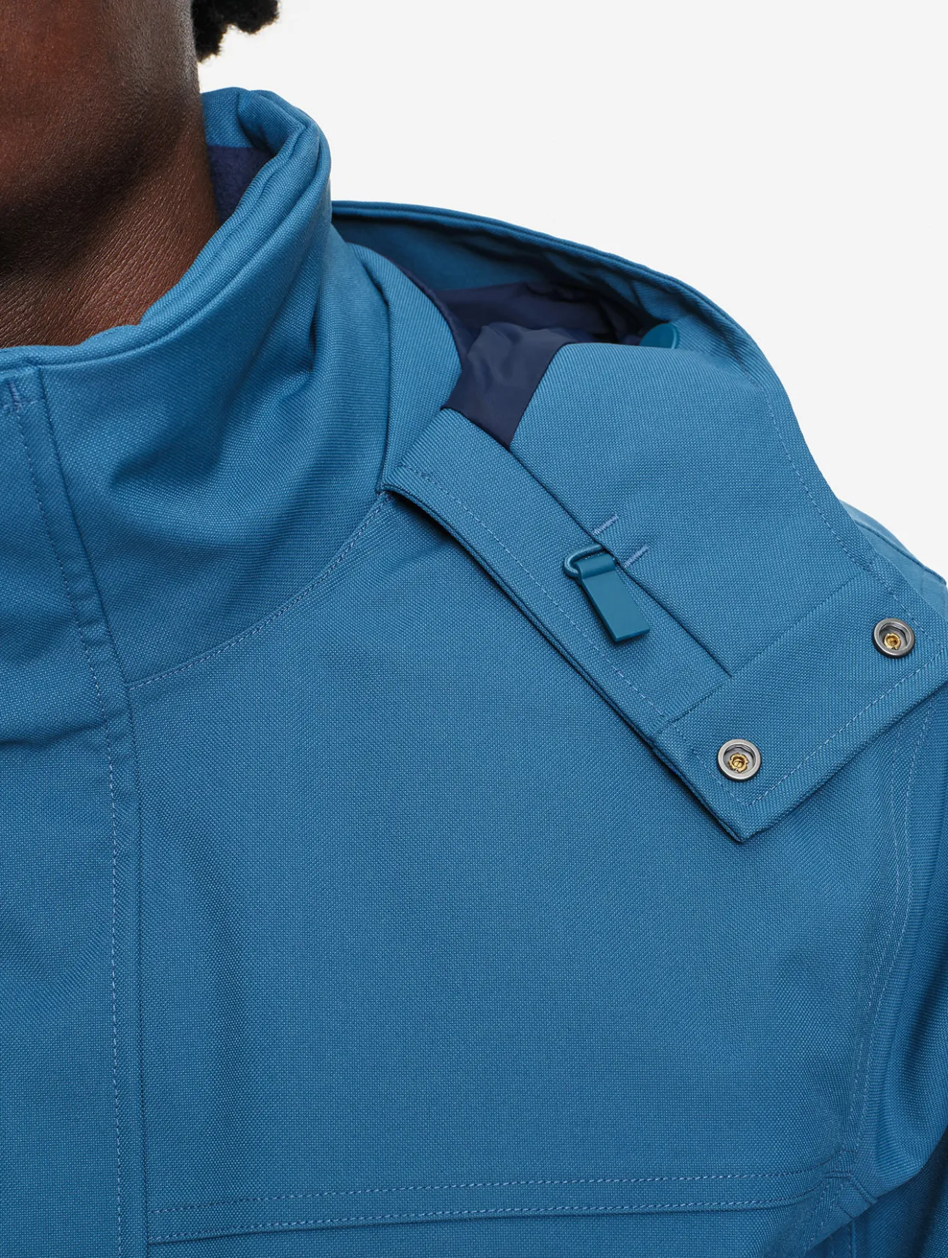 Parka MTD™ mi-longue Aigle COPELAND imperméable et chaude - Bleu