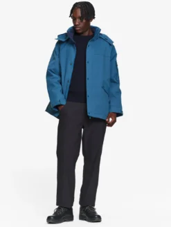 Parka MTD™ mi-longue Aigle COPELAND imperméable et chaude - Bleu