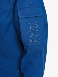 Parka MTD™ mi-longue Aigle COPELAND imperméable et chaude - Bleu