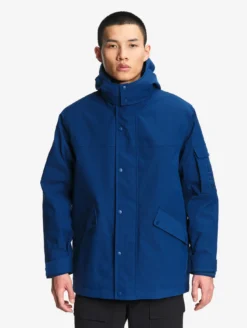 Parka MTD™ mi-longue Aigle COPELAND imperméable et chaude - Bleu