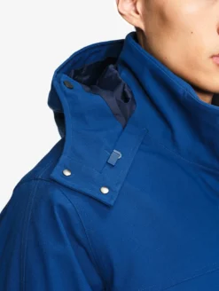 Parka MTD™ mi-longue Aigle COPELAND imperméable et chaude - Bleu