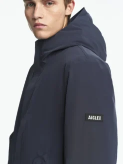 Parka MTD™ mi-longue avec capuche - Bleu