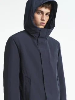 Parka MTD™ mi-longue avec capuche - Bleu
