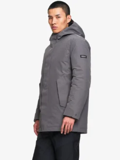 Parka MTD™ mi-longue avec capuche - Gris