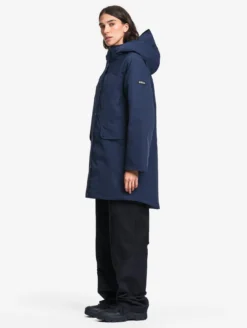 Parka MTD™ & Repreve® matelassée mi-longue à capuche - Bleu