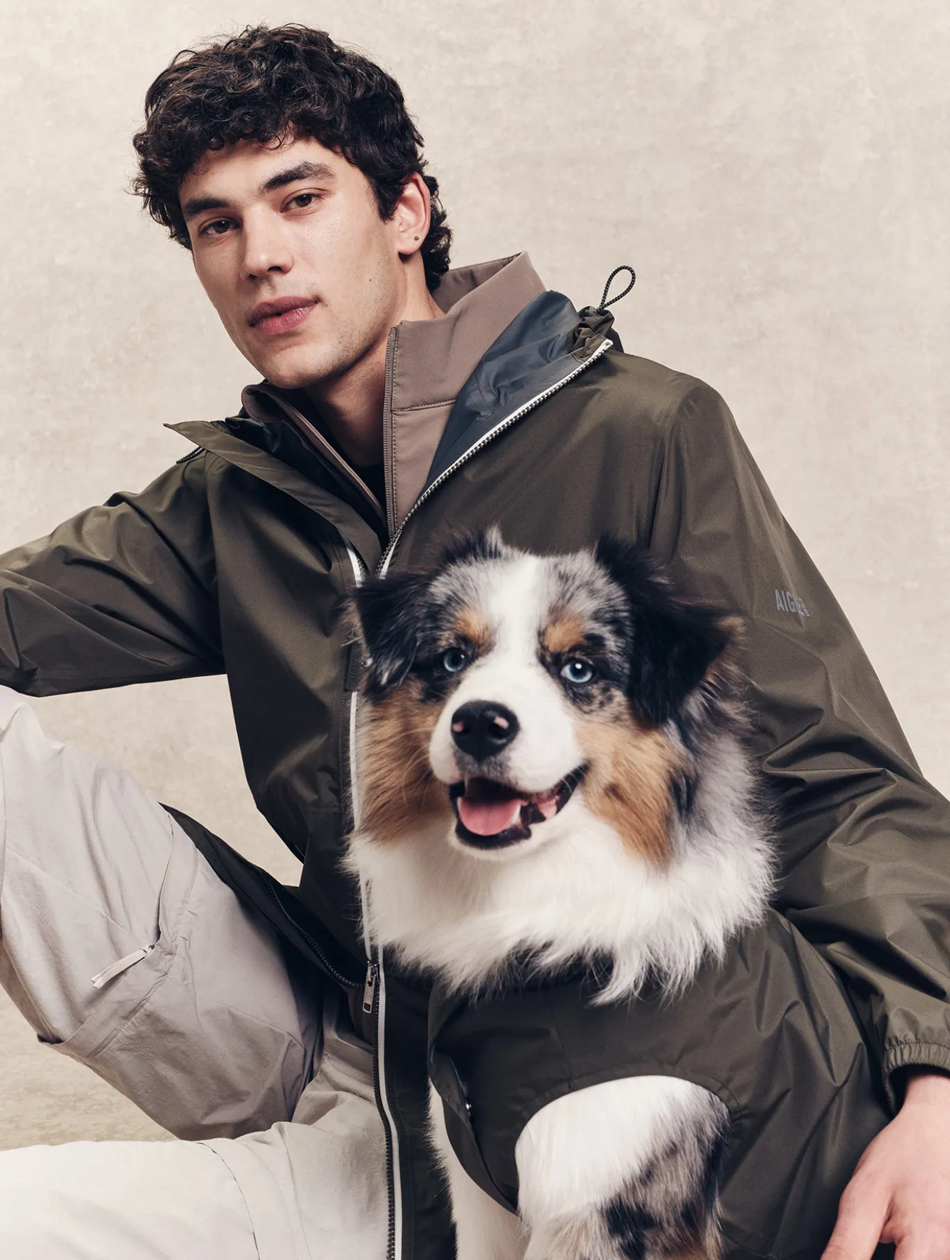 Parka Rainpack™ pour chien - pliable et imperméable - Kaki