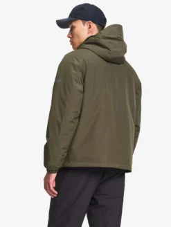 Parka Rainpack™ Warm 70 matelassée : coupe-vent mixte court imperméable MTD™ et pliable - Kaki