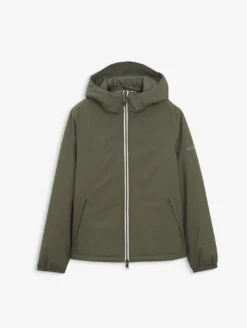 Parka Rainpack™ Warm 70 matelassée : coupe-vent mixte court imperméable MTD™ et pliable - Kaki