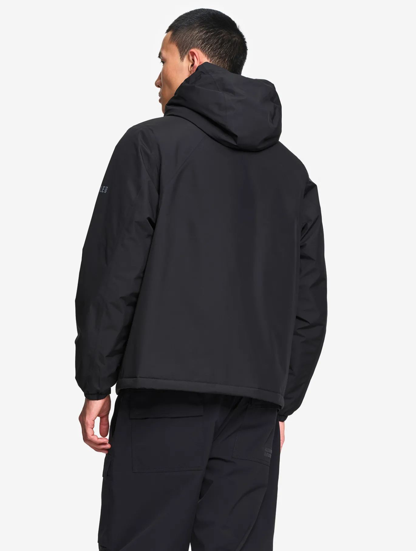 Parka Rainpack™ Warm 70 matelassée : coupe-vent mixte court imperméable MTD™ et pliable - Noir