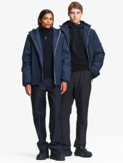 Parka Rainpack™ Warm 70 matelassée : coupe-vent mixte court imperméable MTD™ et pliable - Bleu