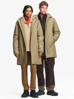 Parka Rainpack™ Warm 90 matelassée : coupe-vent mixte long imperméable MTD™ et pliable - Vert