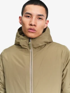 Parka Rainpack™ Warm 90 matelassée : coupe-vent mixte long imperméable MTD™ et pliable - Vert
