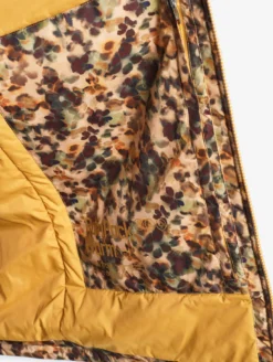 Parka Rainpack™ Warm 90 matelassée : coupe-vent imprimé mixte imperméable MTD™ et pliable - Jaune