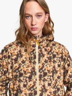 Parka Rainpack™ Warm 90 matelassée : coupe-vent imprimé mixte imperméable MTD™ et pliable - Jaune