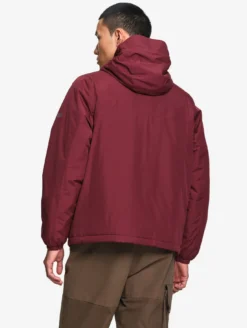 Parka Rainpack™ Warm 70 matelassée : coupe-vent mixte court imperméable MTD™ et pliable - Bordeaux