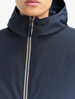 Parka Rainpack™ Warm 90 matelassée : coupe-vent mixte long imperméable MTD™ et pliable - Bleu