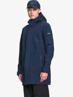 Parka Softshell de pluie longue - Bleu