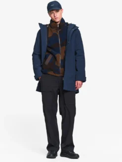 Parka Softshell de pluie longue - Bleu