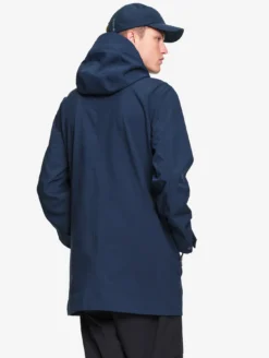 Parka Softshell de pluie longue - Bleu